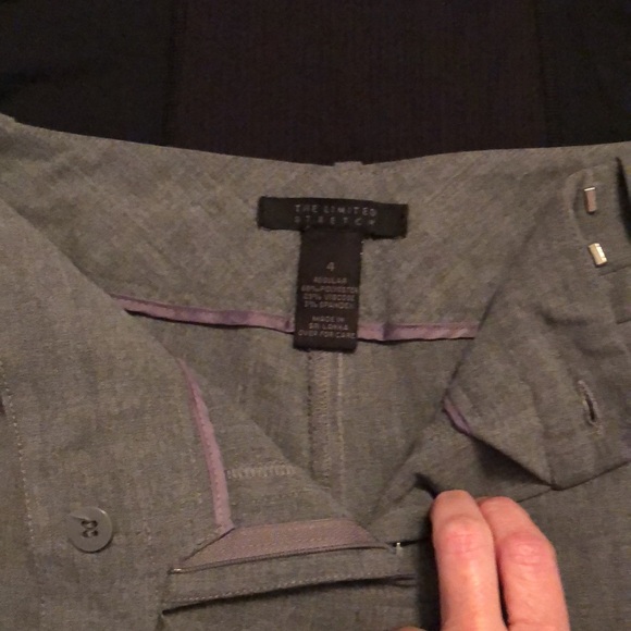 The Limited Stretch Pants, grey, size 4 - Picture 4 of 6